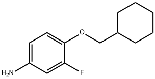 4-(CYCLOHEXYLMETHOXY)-3-FLUOROANILINE Struktur