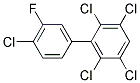 5'-FLUORO-2,3,4',5,6-PENTACHLOROBIPHENYL Struktur