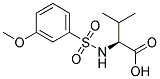 N-[(3-METHOXYPHENYL)SULFONYL]VALINE Struktur