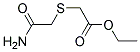 ETHYL-2-(CARBAMOYLMETHYLTHIO)- ACETATE Struktur