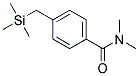 N,N-DIMETHYL-4-TRIMETHYLSILANYLMETHYL-BENZAMIDE Struktur