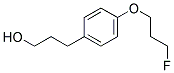 3-[4-(3-FLUORO-PROPOXY)-PHENYL]-PROPAN-1-OL Struktur