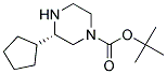 (S)-3-CYCLOPENTYL-PIPERAZINE-1-CARBOXYLIC ACID TERT-BUTYL ESTER Struktur