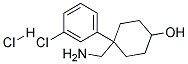 4-(AMINOMETHYL)-4-(3-CHLOROPHENYL)CYCLOHEXANOL HYDROCHLORIDE Struktur