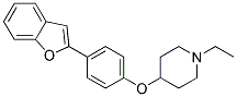 4-[4-(1-BENZOFURAN-2-YL)PHENOXY]-1-ETHYLPIPERIDINE Struktur