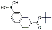 2-(TERT-BUTOXYCARBONYL)-1,2,3,4-TETRAHYDROISOQUINOLIN-7-YLBORONIC ACID Struktur