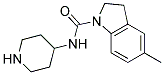 5-METHYL-N-PIPERIDIN-4-YLINDOLINE-1-CARBOXAMIDE Struktur