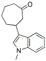 3-(1-METHYL-1H-INDOL-3-YL)-CYCLOHEPTANONE Struktur