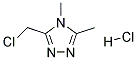 3-(CHLOROMETHYL)-4,5-DIMETHYL-4H-1,2,4-TRIAZOLE HYDROCHLORIDE Struktur