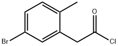 (5-BROMO-2-METHYL-PHENYL)-ACETYL CHLORIDE Struktur