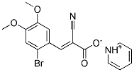 PYRIDINIUM 3-(2-BROMO-4,5-DIMETHOXYPHENYL)-2-CYANOACRYLATE Struktur