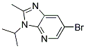 6-BROMO-3-ISOPROPYL-2-METHYL-3H-IMIDAZO[4,5-B]PYRIDINE Struktur