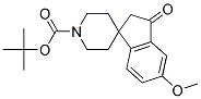 TERT-BUTYL 5-METHOXY-3-OXO-2,3-DIHYDROSPIRO[INDENE-1,4'-PIPERIDINE]-1'-CARBOXYLATE Struktur