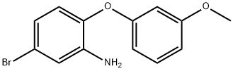 5-BROMO-2-(3-METHOXYPHENOXY)ANILINE Struktur