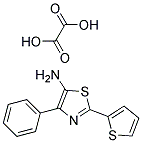 4-PHENYL-2-(THIOPHEN-2YL)THIAZOL-5-AMINE OXALATE Struktur