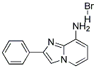 2-PHENYLIMIDAZO[1,2-A]PYRIDIN-8-AMINE HYDROBROMIDE Struktur