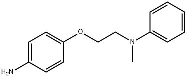 4-[2-(METHYLANILINO)ETHOXY]ANILINE Struktur