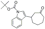 3-(3-OXO-CYCLOHEPTYL)-INDOLE-1-CARBOXYLIC ACID TERT-BUTYL ESTER Struktur