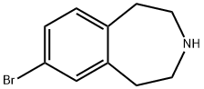 7-BROMO-2,3,4,5-TETRAHYDRO-1H-BENZO[D]AZEPINE Struktur