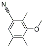 3-METHOXY-2,4,5-TRIMETHYL-BENZONITRILE Struktur