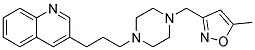 3-(3-(4-[(5-METHYLISOXAZOL-3-YL)METHYL]PIPERAZIN-1-YL)PROPYL)QUINOLINE Struktur