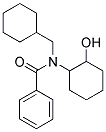 N-CYCLOHEXYLMETHYL-N-(2-HYDROXY-CYCLOHEXYL)-BENZAMIDE Struktur