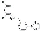 3-PYRAZOL-1-YL-BENZYLAMINE, MALONIC ACID Struktur