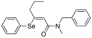 (Z)-3-PHENYLSELENYL-HEX-2-ENOIC ACID METHYLBENZYLAMIDE Struktur