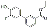 4'-HYDROXY-3'-IODO-BIPHENYL-3-CARBOXYLIC ACID ETHYL ESTER Struktur