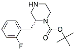 (R)-2-(2-FLUORO-BENZYL)-PIPERAZINE-1-CARBOXYLIC ACID TERT-BUTYL ESTER Struktur