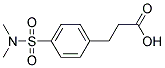 3-(4-DIMETHYLSULFAMOYL-PHENYL)-PROPIONIC ACID Struktur