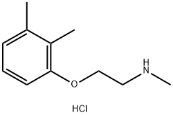 N-[2-(2,3-DIMETHYLPHENOXY)ETHYL]-N-METHYLAMINE HYDROCHLORIDE Struktur