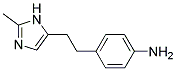 4-[2-(2-METHYL-IMIDAZOL-4-YL)-ETHYL]-PHENYLAMINE Struktur