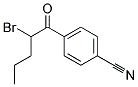 4-(2-BROMO-PENTANOYL)-BENZONITRILE Struktur