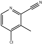 4-CHLORO-3-METHYL-PYRIDINE-2-CARBONITRILE Struktur