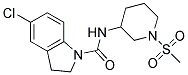 5-CHLORO-N-[1-(METHYLSULFONYL)PIPERIDIN-3-YL]INDOLINE-1-CARBOXAMIDE Struktur