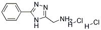 C-(5-PHENYL-4H-[1,2,4]TRIAZOL-3-YL)-METHYLAMINE DIHYDROCHLORIDE Struktur