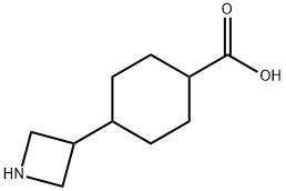 4-(AZETIDIN-3-YL)CYCLOHEXANECARBOXYLIC ACID Struktur