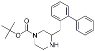 3-BIPHENYL-2-YLMETHYL-PIPERAZINE-1-CARBOXYLIC ACID TERT-BUTYL ESTER Struktur