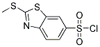 2-METHYLSULFANYL-BENZOTHIAZOLE-6-SULFONYL CHLORIDE Struktur