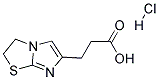 3-(2,3-DIHYDROIMIDAZO[2,1-B][1,3]THIAZOL-6-YL)PROPANOIC ACID HYDROCHLORIDE Struktur