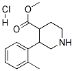 METHYL 3-O-TOLYLPIPERIDINE-4-CARBOXYLATE HYDROCHLORIDE Struktur