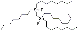 BIS(FLUORODIOCTYLSTANNYL)METHANE Struktur