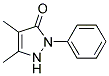 3,4-DIMETHYL-1-PHENYL-3-PYRAZOLIN- 5-ONE Struktur