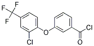 3-(2-CHLORO-4-(TRIFLUOROMETHYL)PHENOXY)BENZOYL CHLORIDE Struktur