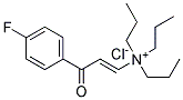 3-(4-FLUOROPHENYL)-3-OXO-N,N,N-TRIPROPYLPROP-1-EN-1-AMINIUM CHLORIDE, TECH Struktur