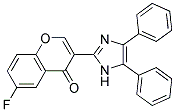 3-(4,5-DIPHENYL-1H-IMIDAZOL-2-YL)-6-FLUORO-4H-CHROMEN-4-ONE Struktur