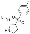 3-(4-METHYLPHENYLSULPHONYL)PYRROLIDINE HYDROCHLORIDE Struktur