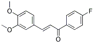 3,4-DIMETHOXY-4'-FLUOROCHALCON Struktur