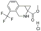 METHYL 4-(TRIFLUOROMETHYL)-1A,2,3,7B-TETRAHYDRO-1H-CYCLOPROPA[C]ISOQUINOLINE-1A-CARBOXYLATE HYDROCHLORIDE Struktur